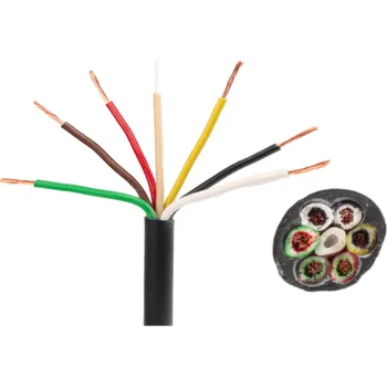 elektrický kabel Prysmian Kabel 6x0,75, černá/ hnědá/ bílá/ červ./ zel./ žlutá, metráž