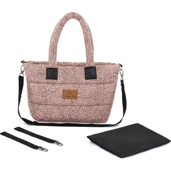 Přebalovací taška Taška HappyBee bez kožíšku Trinity WILD Dark Pink
