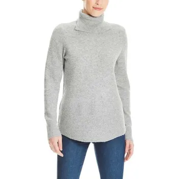 Dámský svetr BENCH svetr - Cosy Roll Neck Jumper Winter Grey Marl (MA1054)