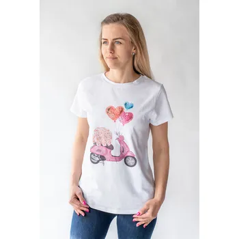 Triko krátký rukáv Bluoltre 73013 barva: růžová