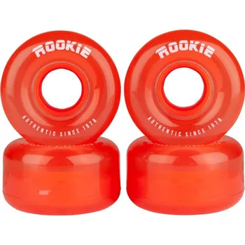 Kolečko k in-line bruslím Rookie - Quad Wheel Disco 58mm - Clear red (sada 4 koleček)