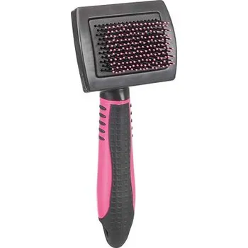 Kartáč pro zvířata Trixie Jemný kartáč finišák pro kočky, plastový 7 x 16 cm