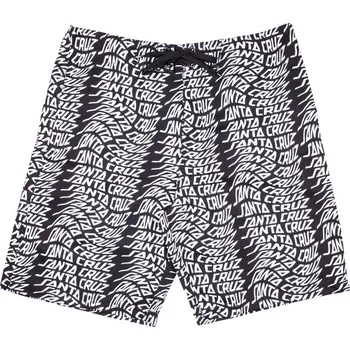 Pánské plavky SANTA CRUZ plavky - Vortex Boardie Black (BLACK)