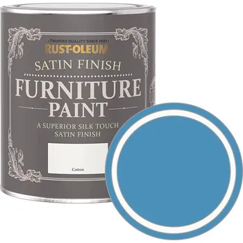 barva a nátěr na dřevo Saténová barva na nábytek Rust-Oleum Satin Finish Furniture Paint Barva: Cornflower Blue/ modrá (Kornblumenblau), Balení: 750 ml