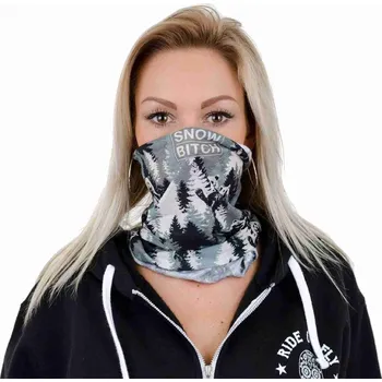 Šátek SNOWBITCH nákrčník - Bear Camo Khaki (KHAKI-SNOWBITCH)