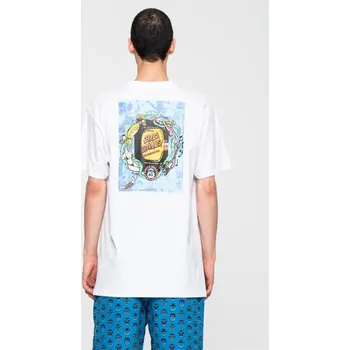 SANTA CRUZ triko - Big Balls Ad T-Shirt White (WHITE) velikost: M