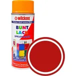 Německá syntetická vrchní barva ve spreji pololesk Wilckens Spraylack Seidenglanz Buntlack 400 ml Barva: Ohnivá červená