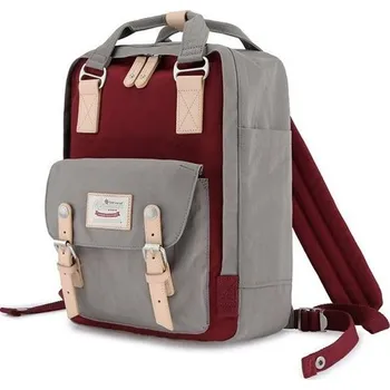 Městský batoh Himawari L batoh Buttercup Dillon Šedo-bordó 17 l Himawari 188Ls39