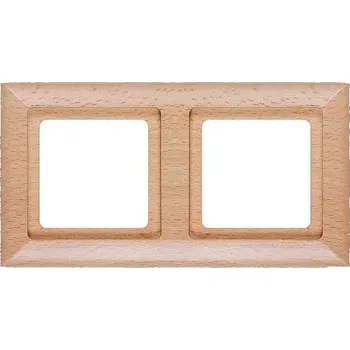 Stavebniny Timex Rámeček Opus buk-grafit, dvojnásobný dřevěný