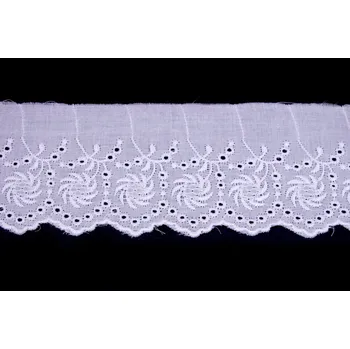 Krajka Madeira bavlněná 901 šíře 7cm (9m/bal.)