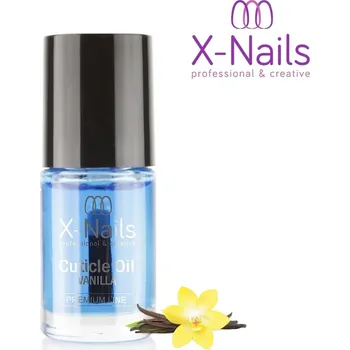 Výživa nehtů X-NAILS Cuticle Oil - výživný nehtový olejíček 5 ml - VANILKA (Cuticle oil Vanilka – výživný nehtový olejíček s vůní broskví, 5 ml)