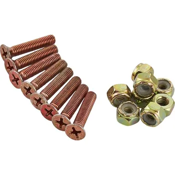 VENOM šroubky - Redheads Skateboard Hardware 8 Pack (GOLD) velikost: 1in