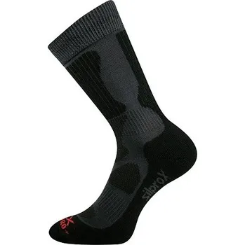 Pánské ponožky Ponožky VoXX - Etrex Merino vlna Tmavě šedá 29-31 (43-46)