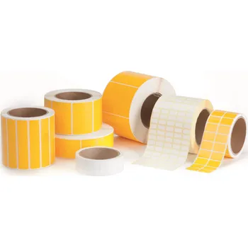 Samolepící etiketa Partex PLT060023D4SM polyesterové etikety 60x23 mm, žluté matné, 2000ks, pro TTR, role