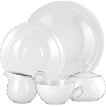 Talíř Čajová sada 20 ks. TRIO, bílá, Seltmann Weiden ▪ Kč 5610 ️ - Luxurytable.cz Seltmann Weiden