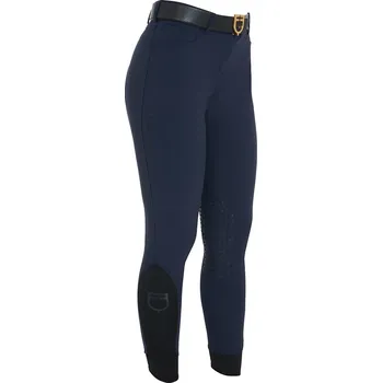 Jezdecké kalhoty EQUESTRO Rajtky Zenda Light Equestro, s gripem na kolenou, dámské, navy 40