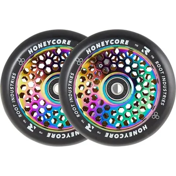 Sport ROOT INDUSTRIES kolečka - Root Honeycore Black 110mm 2-pack Pro Scooter Wheels (MULTI1072)