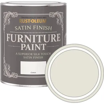 Lak na dřevo Saténová barva na nábytek Rust-Oleum Satin Finish Furniture Paint Barva: Shortbread/ béžová (Butterkeks), Balení: 125 ml