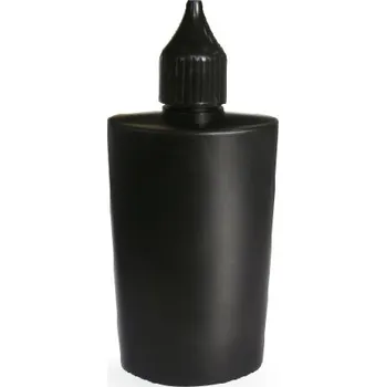 Nádoba na olej a ocet Lahvička na olej 100ml černá CENA LÁHVE BEZ UZÁVĚRU - uzávěry objednávejte v sekci související zboží