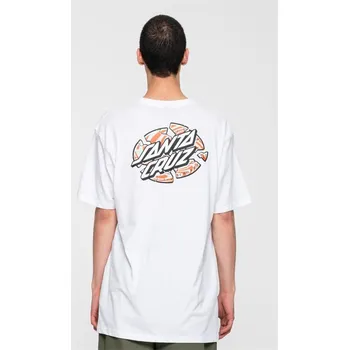 Pánské tričko SANTA CRUZ triko - Warp Broken Dot T-Shirt White (WHITE) velikost: S