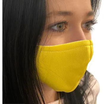 rouška NANO rouška (2-vrstvá s kapsou a klipem) .S .žlutá