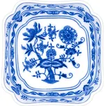 Cibulák Dubí Mísa salátová čtyřhranná vysoká 18cm - cibulový porcelán 10060