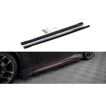 Auto-moto Prahové lišty V.2 Nissan 370Z Nismo Facelift černý lesklý plast