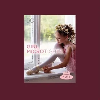 Dívčí punčochové kalhoty GIRL MICROtights 50DEN 146-152 beet red