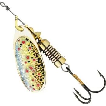 Umělá nástraha Rotační Třpytka DAM Effzett Nature 3D Spinner Brown Trout Hmotnost 12gr