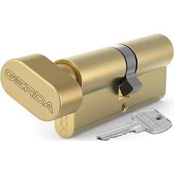 Vložka do dveří Mosazná cylindrová vložka s knoflíkem 40G /50mm