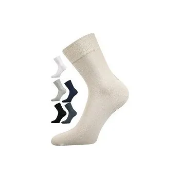 Společenské ponožky Lonka HANER - 98% bavlny, i nadměrné velikosti 32-34 (48-50) béžová