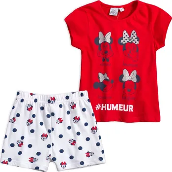 Dívčí pyžamo Dívčí pyžamo DISNEY MINNIE HUMEUR červené Velikost: 104
