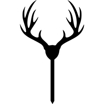 Jedlá dekorace na dort Zápich paroží síla materiálu: Překližka 3mm