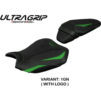 Moto sedlo TPZ Italia potah sedla Kawasaki Z H2 Argos ultragrip model potah sedla: bez loga 1GN (green)