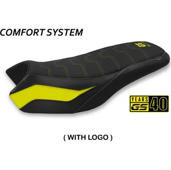 Moto sedlo TPZ Italia Potah sedla BMW R 1200/1250 GS Rallye (17-24) Sa Dao comfort model potah sedla: bez loga 2YL (yellow)
