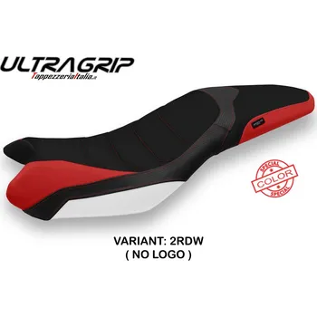 Moto sedlo TPZ Italia potah sedla Triumph Street Triple (13-16) Salina special color ultragrip model potah sedla: bez loga 2RDW (red-white)