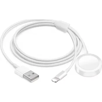 Příslušenství k chytrým hodinkám Bezdrátový nabíjecí kabel 2v1 pro Apple Watch/iPhone