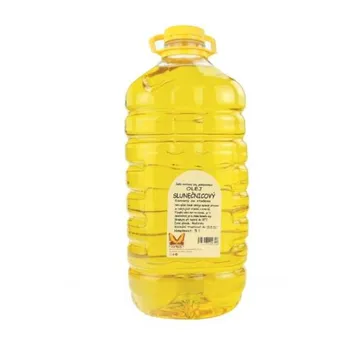 Rostlinný olej Natural Jihlava Olej slunečnicový za studena lisovaný 5 l