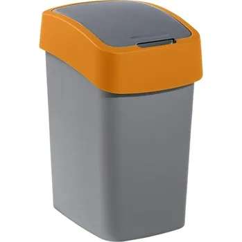 Odpadkový koš CURVER Odpadkový koš FLIP BIN 25 l šedý/oranžový