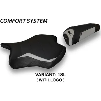 Moto sedlo TPZ Italia Potah sedla Yamaha R6 (17-25) Alba 2 comfort model potah sedla: bez loga 1SL (silver)