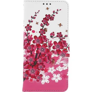 Pouzdro na mobilní telefon Pouzdro Xiaomi Redmi Note 11 Pro knížkové Kytičky textil (kryt neboli obal na Xiaomi Redmi Note 11 Pro)