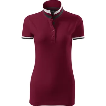 Malfini premium Collar up Dámská polokošile 257 garnet XL