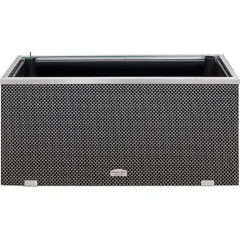 Květináč Ratanový květináč se samozavlažováním 95x43cm Barva: Béžová