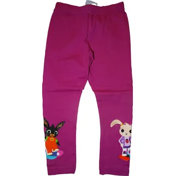 Dívčí tmavě růžové legíny s králíčkem Bingem 110