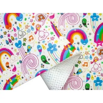 Síťovina pletená, vzor duha