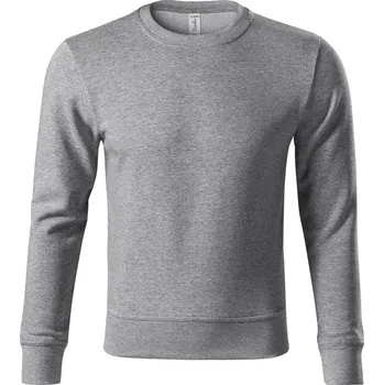 Pánská mikina Piccolio Zero Unisex mikina P41 tmavě šedý melír XS