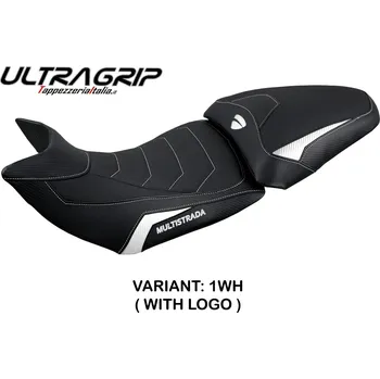 Moto sedlo TPZ Italia potah sedla Ducati Multistrada 1200 / 1260 (15-20) Jazan ultragrip model potah sedla: bez loga 4BL (black)