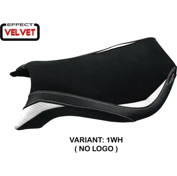 Moto sedlo TPZ Italia Potah sedla MV Agusta F4 (99-09) Natori Velvet model potah sedla: bez loga 1WH (white)