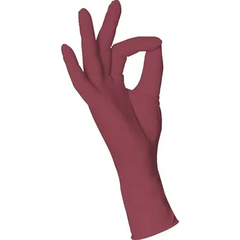 Vyšetřovací rukavice Vyšetřovací rukavice Style nitril, nepudrované, Grape (vínové),vel. L, 100 ks