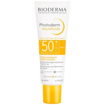 Přípravek na opalování Bioderma Photoderm Aquafluide netónovaný fluid SPF 50+ 40 ml